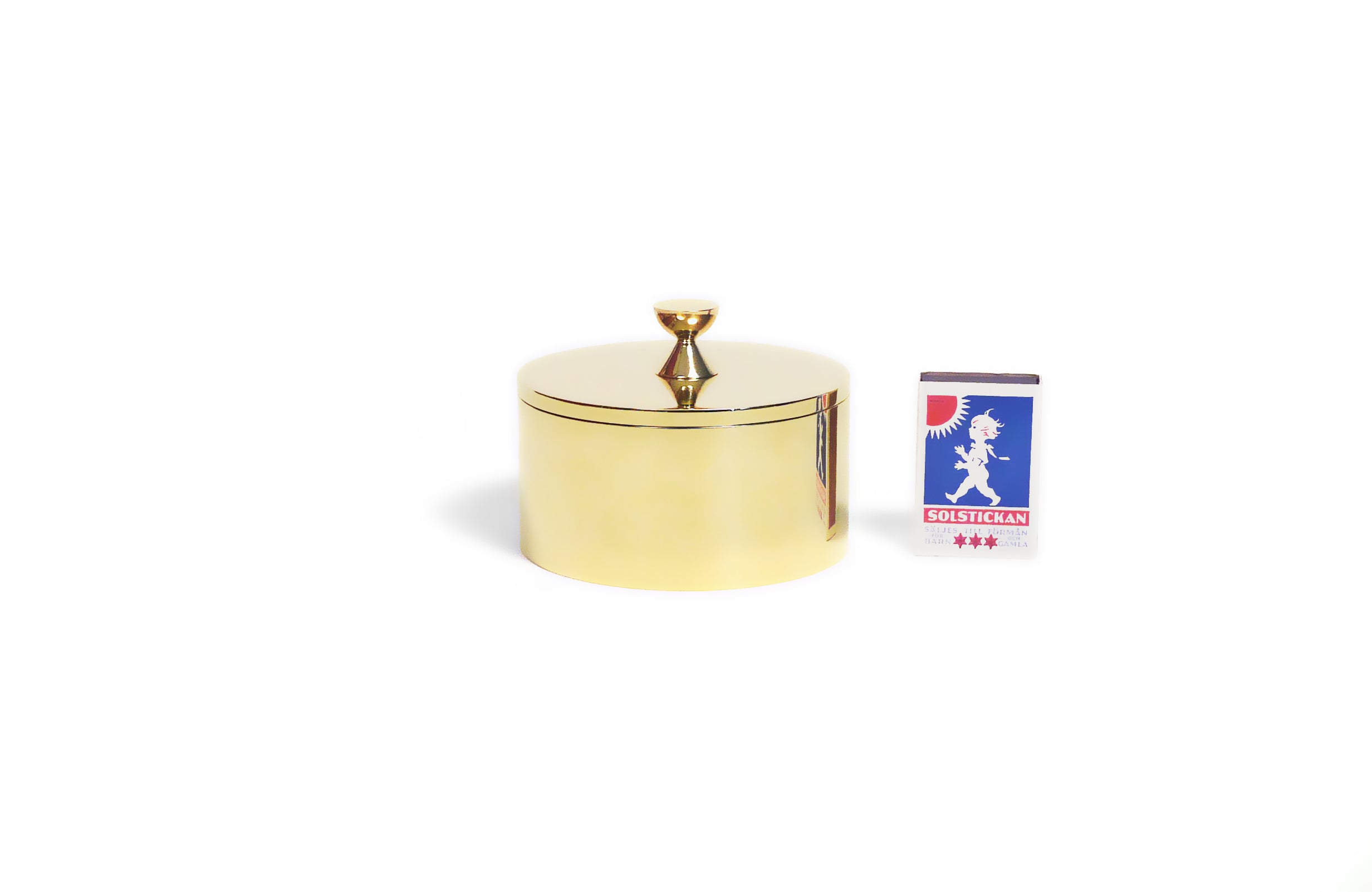 Nanette Hourglass Brass Boxes