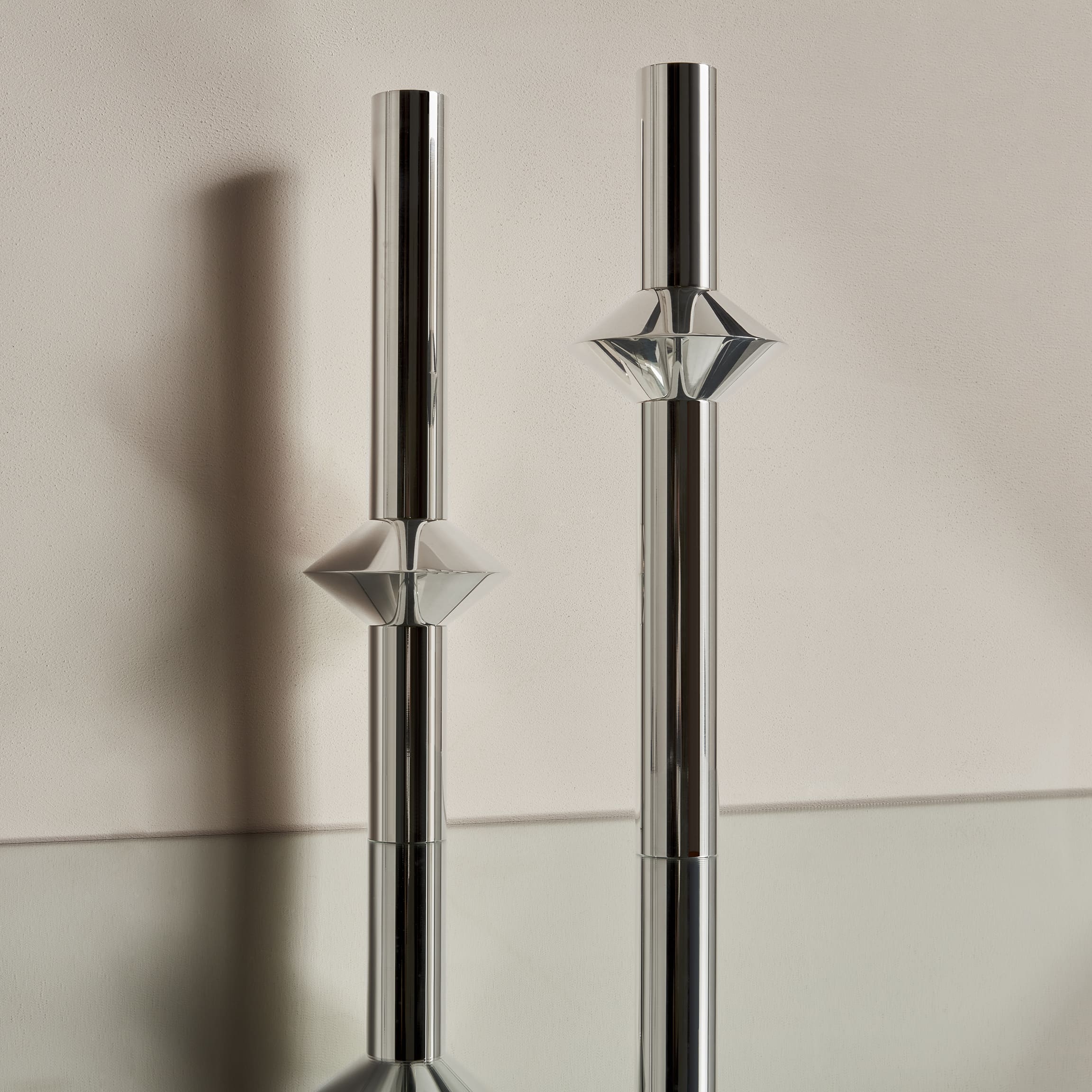 Annette Silver Candlesticks