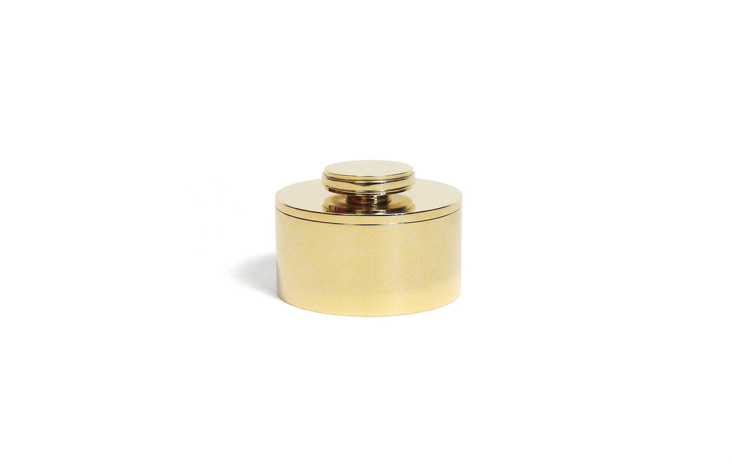 Nanette Disc Brass Boxes
