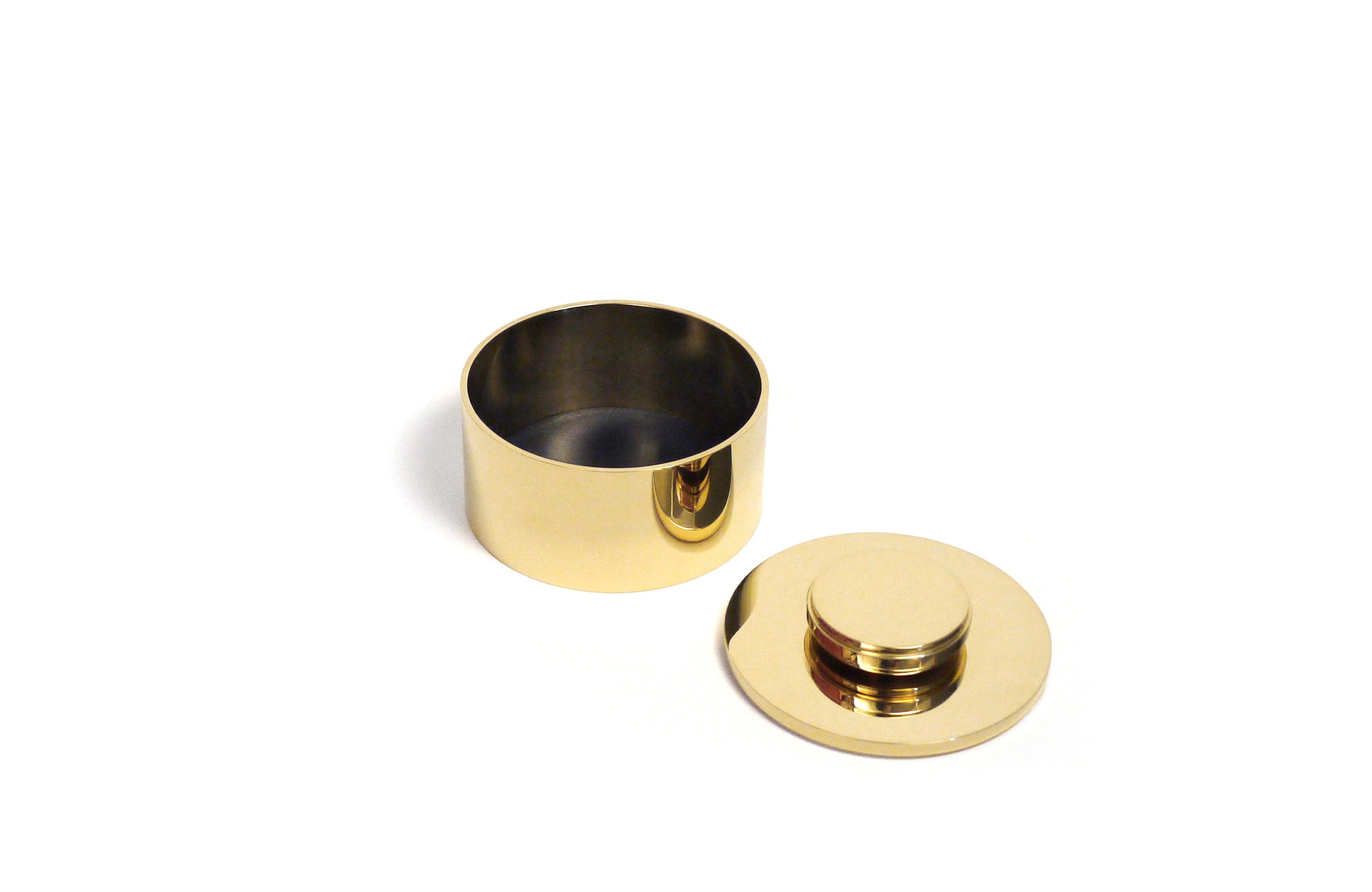 Nanette Disc Brass Boxes