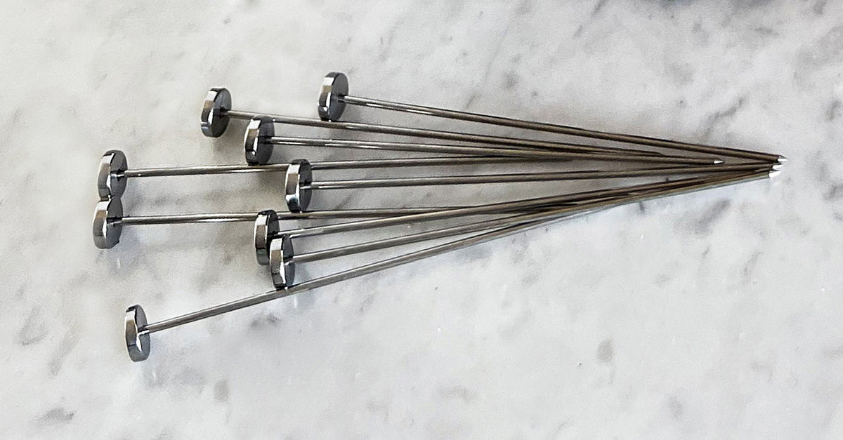 Lilly Stainless Steel Cocktail Sticks - Wholesale